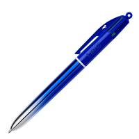 Penna sfera a scatto 4 Colori Smooth 1 mm fusto blu - 1051 - 1