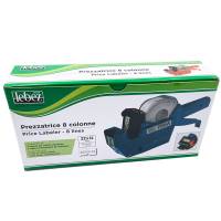 Prezzatrice - 1 banda - 8 colonne - con euro - nero - Lebez - 200 - 8007509085035 - DMwebShop - 1