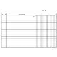 Schede in cartoncino 3 colonne - 15 x 21 cm - orizzontale - conf. 100 pezzi - Edipro - E3259BL - 8023328325916 - DMwebShop - 1