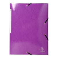 Cartelle 3L con elastici Iderama - A4 - 10 colori assortiti - conf. 25 pezzi - Exacompta - 55829E - 3130630558293 - DMwebShop - 10