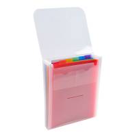 Classificatore valigetta verticale cristallo - 25,5 x 30,5 cm - 6 tasche - PPL - Exacompta - 55798E - 3130630557982 - DMwebShop - 2