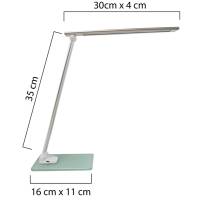 Lampada - da tavolo - a LED Popy - 6 W - alluminio-vetro - Unilux - 400124478 - 3595560029433 - DMwebShop - 1