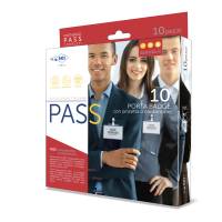 Portanome Pass 3EC - con cordoncino - 9,5 x 6 cm - conf. 10 pezzi - Sei Rota - 318411 - 8004972028675 - DMwebShop - 1