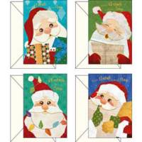Biglietto auguri Babbo Natale fantasie assortite - 3572