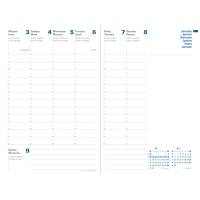 Agenda settimanale Ministro 2026 copertina Equology 16 x 24 cm rosso - 2617 - 1