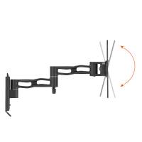 Supporto TV 17,42 da muro a tre snodi nero - 3133 - 1