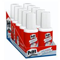Correttore a pennello Fluid - 20 ml - conf. 10 pezzi - Pritt - 674147 - 8713987340381 - DMwebShop - 1