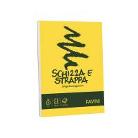 Blocco Schizza e Strappa - A5 - 150 x 210 mm - 50 gr - 150 fogli - conf. 5 pezzi - Favini - A200705 - 32636A - DMwebShop - 1