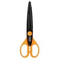 Forbici Snippy Zig Zag - 17 cm - impugnatura plastica - lama in metallo - colori assortiti - Lebez - 4339 - 8007509043394 - DMwebShop - 1