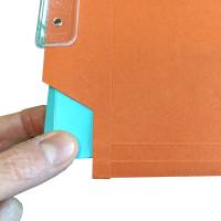 Cartella sospesa Cartesio - armadio - interasse 33 cm - fondo V - 33 x 28 cm - arancio - conf. 50 pezzi - Bertesi - 114FBETA-B2 - 8058983260890 - DMwebShop - 3