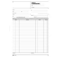 Blocco copia commissioni - 50 fogli - 2 copie autoricalcanti - 29,7 x 21 cm - Edipro - E5236A - 8023328523619 - DMwebShop - 2