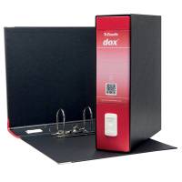 Registratore 1 - dorso 8 cm - commerciale - 23 x 29,7 cm - rosso - Esselte - Dox - D26111 - 8004389086930 - DMwebShop - 1