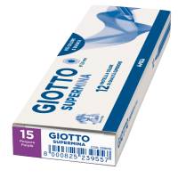 Pastello Supermina - mina 3,8 mm - porpora 15 - conf. 12 pezzi - Giotto - 23901500 - 8000825239151 - DMwebShop - 1