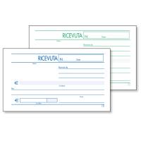 Blocco ricevute generiche - 2 copie autoricalcanti - 10 x 17 cm - 50 fogli - conf. 5 pezzi - BM - 0100145 - 8008234001451 - DMwebShop - 1