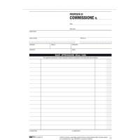 Blocco copia commissioni - 3 copie autoricalcanti - 23 x 15 cm - 33 fogli - Edipro - E5230CT - 8023328523022 - DMwebShop - 2