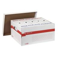 Scatola archivio Memory x File - con coperchio - dorso 27,5 cm - 37 x 27 x 52 cm - bianco - Sei Rota - 673200 - 8004972022406 - DMwebShop - 1