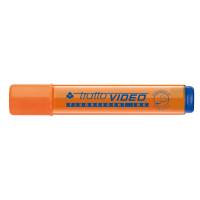 Evidenziatore Video - punta a scalpello - da 1 - 5 mm - arancio - conf. 12 pezzi - Tratto - 830203 - 8000825003806 - DMwebShop - 1