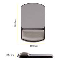 Mousepad con poggiapolsi in gel - regolabile - Fellowes - 9374001 - 43859589104 - DMwebShop - 1