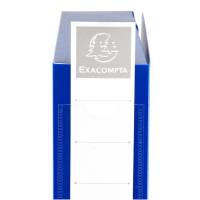 Scatola per archivio box - con bottone - 25 x 33 cm - dorso 6 cm - blu - Exacompta - 59632E - 3130630596325 - DMwebShop - 2
