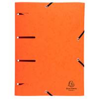 Cartellina 3 lembi forata - con elastico Punchy - cartoncino lustre - A4 - colori assortiti - conf. 25 pezzi - Exacompta - 447100E - 3130634471000 - DMwebShop - 1