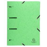 Cartellina 3 lembi forata - con elastico Punchy - cartoncino lustre - A4 - colori assortiti - conf. 25 pezzi - Exacompta - 447100E - 3130634471000 - DMwebShop - 3