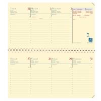 Agenda settimanale Planital 2026 con spirale copertina Soho 8,8 x 17 cm nero - 2401 - 1