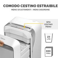 Distruggidocumenti LX 211 a microframmenti bianco - 3021 - 4