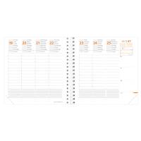 Agenda settimanale Time Life 2026,16 x 16 cm nero - 2425 - 1