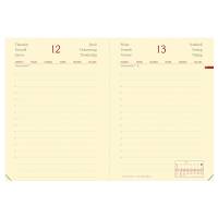 Agenda giornaliera Daily Pocket Prestige Silk 2026,8,5 x 13 cm bordeaux - 2450 - 1