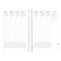 Agenda settimanale Time Life Pocket 2026,10 x 15 cm rosa iridecente - 2479 - 1