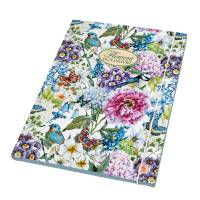 Cartella con elastico Nature Flowers 26 x 35,5 x 1,2 cm 3 lembi - 7602 - 2