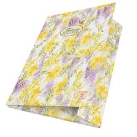 Cartella con elastico Nature Flowers 26 x 35,5 x 1,2 cm 3 lembi - 7602 - 3