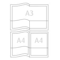 Cartelline con tasche Capri 69-T2 - PVC - 21 x 29,7 cm - cristallo - conf. 5 pezzi - Sei Rota - 26069002 - 8004972000565 - DMwebShop - 1