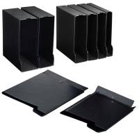 Custodia per raccoglitori 40 - dorso 6,5 cm - 28,5 x 31,5 cm - nero - Sei Rota - 67144010 - 8004972010526 - DMwebShop - 1