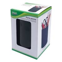 Portapenne a bicchiere Coral - 7,5 x 11 cm - nero - Lebez - 328-N - 8007509003282 - DMwebShop - 1