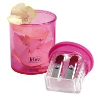 Temperamatite - 2 fori - con contenitore - conf. 12 pezzi - Lebez - 413 - 4007593413107 - DMwebShop - 1