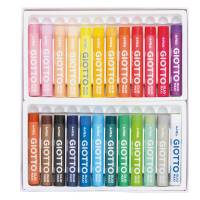 Pastelli a olio lunghezza 70 mm diametro 11 mm colori assortiti Giotto F293800 - 7349 - 1