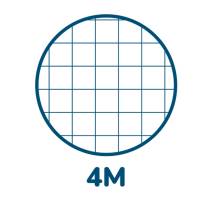 Maxi Quaderno Monocromo - Cartonato - A5 - Quadretti 4 mm - 80 gr - 60+2 Fogli - Colori Assortiti - conf. 5 pezzi - Pigna - 00716734M - 8005235216501 - DMwebShop - 1