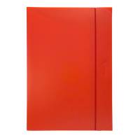 Cartella progetto con elastico - 24 x 35 cm - dorso 3 cm - rosso - conf. 10 pezzi - Fellowes - U140-RO - 8015687007206 - DMwebShop - 1