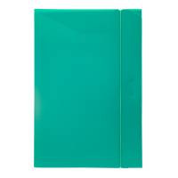 Cartella progetto con elastico - 24 x 35 cm - dorso 3 cm - verde - conf. 10 pezzi - Fellowes - U140-VE - 8015687007213 - DMwebShop - 1