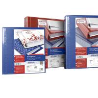 Raccoglitore personalizzabile Stelvio TI 4 anelli a D 50 mm dorso 7,5 cm 22 x 30 cm rosso Sei Rota 36504132 - 5387 - 1