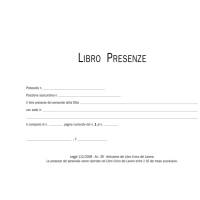 Blocco presenze - 15 x 23 cm - 50-50 fogli autoricalcanti - Edipro - E5143C - 8023328514310 - DMwebShop - 2