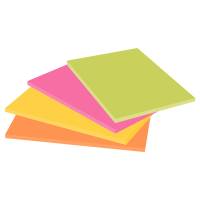 Blocco foglietti Super Sticky Meeting Notes - 6845-SSP - giallo e rosa neon - 203 x 152 mm - 45 fogli - conf. 4 pezzi - Post-it - 7100234637 - 51131849693 - DMwebShop - 1