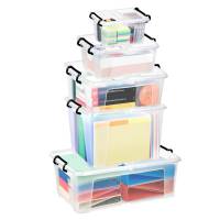 Contenitore multiuso con coperchio - 50 x 39,5 x 20,2 cm - 24 lt - PPL - trasparente - Strata - Cep - 2006730110 - 5021711039528 - DMwebShop - 1