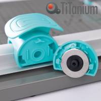 Taglierina a lama rotante 3 in 1 - 65 x 256 x 425 mm - 330 mm - A4 - taglio lineare - capacita' taglio 10 fogli - grigio - Titanium - 13939 - 8025133036551 - DMwebShop - 2