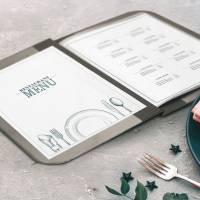 Portamenu' Essential - A5 - 23,7 x 17,2 cm - nero - Securit - MC-ESA5-BL - 8719075288443 - DMwebShop - 1