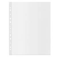 Buste perforate De Luxe riciclate - antiriflesso - formato 22 x 30 cm - conf. 50 pezzi - Esselte - 627504 - 4049793067735 - DMwebShop - 1