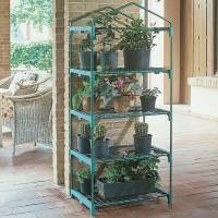 Serra Azalea - 4 ripiani - 70 x 50 x 158 cm - acciaio verniciato - Verdemax - 2494 - 8015358024945 - DMwebShop - 1