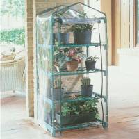 Serra Azalea - 4 ripiani - 70 x 50 x 158 cm - acciaio verniciato - Verdemax - 2494 - 8015358024945 - DMwebShop - 2