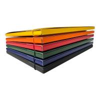 Cartella con elastico tondo - dorso 1 cm - arancio - conf. 5 pezzi - Starline - CP01ELAR-STL5304 - 8025133128027 - DMwebShop - 1